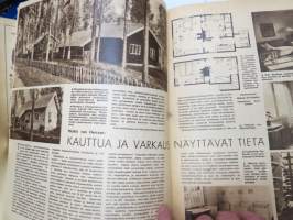 Suomen Kuvalehti 1947 nr 3, ilmestynyt 18.1.1947, sis. mm. seur. artikkelit / kuvat / mainokset; Kansikuva E. Kilpinen - 84-vuotias kanteleentekijä työpajassaan