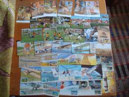 110 erilaista maksikorttia, Sao Tome &amp; Principe, FDC. Katso kaikki kuvat. Hieno erä esim. lahjaksi. Katso myös muut kohteeni mm. noin 1500 erilaista