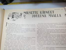 Kotiliesi 1933 -sidottu vuosikerta, kaikki kansikuvat (Rudolf Koivu) ja sisältöä näkyy kuvissa -family magazine, annual volume