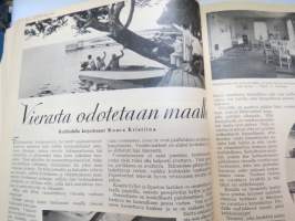 Kotiliesi 1933 -sidottu vuosikerta, kaikki kansikuvat (Rudolf Koivu) ja sisältöä näkyy kuvissa -family magazine, annual volume