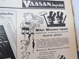 Kotiliesi 1933 -sidottu vuosikerta, kaikki kansikuvat (Rudolf Koivu) ja sisältöä näkyy kuvissa -family magazine, annual volume