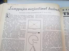 Kotiliesi 1933 -sidottu vuosikerta, kaikki kansikuvat (Rudolf Koivu) ja sisältöä näkyy kuvissa -family magazine, annual volume