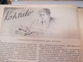 Kotiliesi 1933 -sidottu vuosikerta, kaikki kansikuvat (Rudolf Koivu) ja sisältöä näkyy kuvissa -family magazine, annual volume