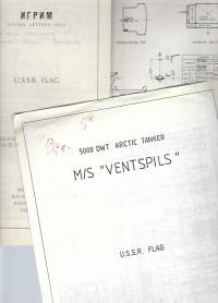 MS Ventspils 1977  ja UEL 1983 laivaesite 2 kpl