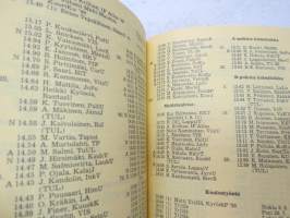 Yleisurheilu 1968-69 - Suomen Urheiluliiton vuosikirja -finnish athletics yearbook