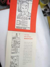 Vårt kylskåp heter Rosenlew -försäljningsbroschyr till återförsäljare / sales brochure for merchants, in swedish