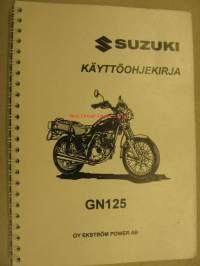 Suzuki GN125 käyttöohjekirja