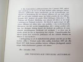 Bibelsällskapets Tryckeri några blad ur ett gammalt Åbotryckeris äldsta hävder -Raamattuseuran kirjapainon historiaa Turussa -history of a printing house in Turku