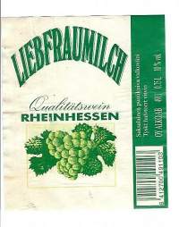 Liebfraumilch  - viinaetiketti