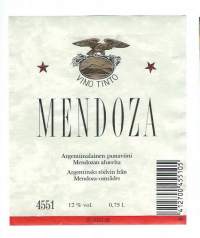 Mendoza  - viinaetiketti