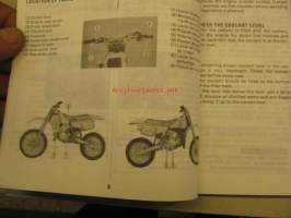 Suzuki RM80 RM80X owner´s maintenance manual huolto-ohjekirja