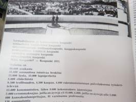 Oulu kaupungin muuttuva omakuva -osapainos Oulu-kuvateoksesta -picture book of Oulu