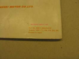 Suzuki RG125 owner´s manual käyttöohjekirja