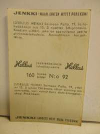 Hellas jääkiekkosarja 160 kuvaa  92 Heikki Juselius   - Saimaan Pallo