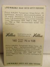 Hellas jääkiekkosarja 160 kuvaa  108 Kalevi Pulli - Koo-Vee