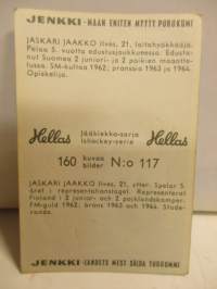 Hellas jääkiekkosarja 160 kuvaa  117 Jaakko Jaskari - Ilves