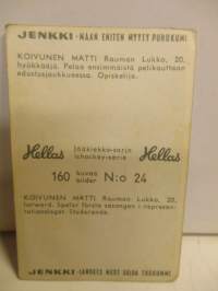 Hellas jääkiekkosarja 160 kuvaa  24 Matti Koivunen - Rauman Lukko