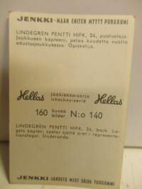 Hellas jääkiekkosarja 160 kuvaa 140 Pentti Lindegren - HIFK
