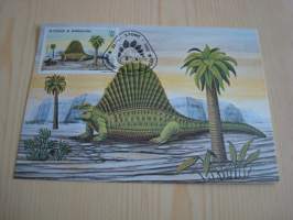 Dinosaurus, 1982, Sao Tome &amp; Principe, maksikortti, FDC.  Katso myös muut kohteeni mm. noin 1000 erilaista maksikorttia ja 1500 erilaista ensipäiväkuorta.