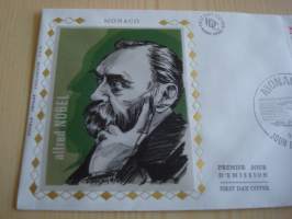 Alfred Nobel, 1983, Monaco, ensipäiväkuori, FDC.  Katso myös muut kohteeni mm. noin 1000 erilaista maksikorttia ja 1500 erilaista ensipäiväkuorta.