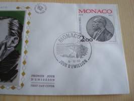 Alfred Nobel, 1983, Monaco, ensipäiväkuori, FDC.  Katso myös muut kohteeni mm. noin 1000 erilaista maksikorttia ja 1500 erilaista ensipäiväkuorta.