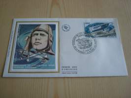 Charles Lindbergh, 1977, Ranska, ensipäiväkuori, FDC.  Katso myös muut kohteeni mm. noin 1500 erilaista ensipäiväkuorta.