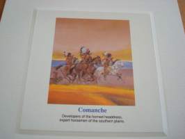 Comanche, American Indian Headdresses, 1990, USA, Proof-kortti, FDC, koko 15 cm x 22,5 cm.  Katso myös muut kohteeni mm. noin 1500 erilaista ensipäiväkuorta.
