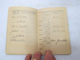 Leväsjoen Osuuskassa - Säästökirja nr 154a T.G. - Siikainen, Haapakoski -bank record book