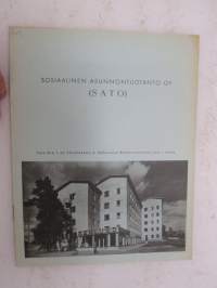 Sosiaalinen Asunnontuotanto Oy (SATO) - Kertomus yhtiön toiminnasta 1942, kuvissa Käpylän projekti 6 kerrostaloa -annual report of an housing project
