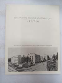 Sosiaalinen Asunnontuotanto Oy (SATO) - Kertomus yhtiön toiminnasta 1941, kansikuvassa Käpylän projekti 6 kerrostaloa -annual report of an housing project