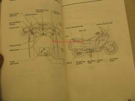 Honda Pasific Coast owner´s manual käyttöohjekirja