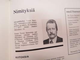 OmaTSanomat - Oy Turun Sanomain henkilökuntalehti 1976-77 yhteensidotut vuosikerrat -annual volumes of personnel magazine