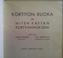 Kortiton ruoka ja miten käytän korttiannokseni