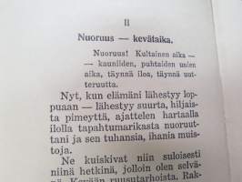 Minä syytän -alkoholin kirous ja alkoholistin kohtalo - raittiusvalistuskirjanen -sobriety propaganda