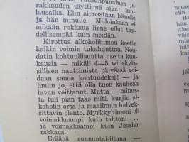Minä syytän -alkoholin kirous ja alkoholistin kohtalo - raittiusvalistuskirjanen -sobriety propaganda