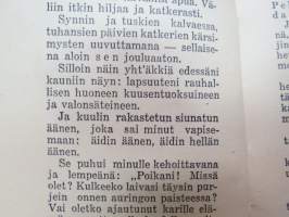 Minä syytän -alkoholin kirous ja alkoholistin kohtalo - raittiusvalistuskirjanen -sobriety propaganda