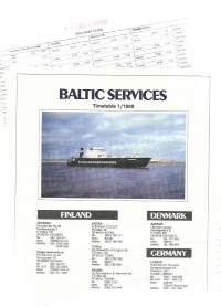 Finncarriers / Poseidon Line aikataulu 1988 laivaesite