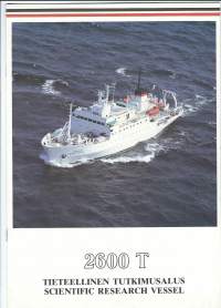 2600 T Tieteellinen tutkimusalus -  laivaesite 12 sivua