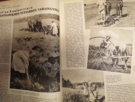 Kotiliesi 1941 nr 23, Kansikuvitus Martta Wendelin, Pakkasta torjutaan pulalapasilla, Leivomme jouluksi, Nyt on koulutettava maatalouksien tyttäristä varaisäntiä...