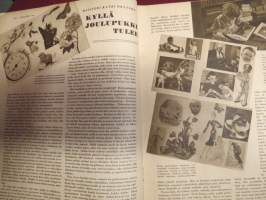 Kotiliesi 1941 nr 23, Kansikuvitus Martta Wendelin, Pakkasta torjutaan pulalapasilla, Leivomme jouluksi, Nyt on koulutettava maatalouksien tyttäristä varaisäntiä...