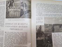 Kotiliesi 1941 nr 21, ilmestynyt 1.11.1941, kansikuvitus Martta Wendelin, Itä-Karjala odottaa suomalaista naista, Hautojen hoito talvella
