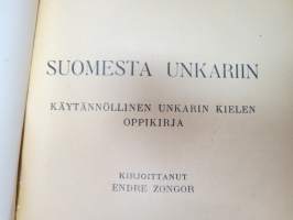 Suomesta-Unkariin Unkarinkielen oppikirja -grammar book, from finnish to hungarian language
