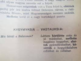 Suomesta-Unkariin Unkarinkielen oppikirja -grammar book, from finnish to hungarian language