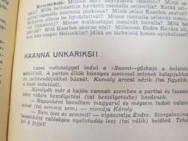 Suomesta-Unkariin Unkarinkielen oppikirja -grammar book, from finnish to hungarian language