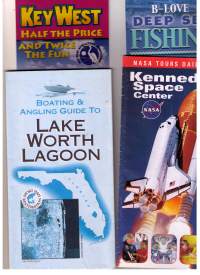 Yhteystietoja  kalastukseen  ja  Key  West  vierailuun ns. maxi  postikortilla. Lake Wort Lagoon  ja  Kennedy Space Center  vierailuun  laaja-alainen  tieto
