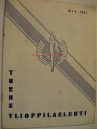 Turun Ylioppilaslehti 1937 nr 1 
