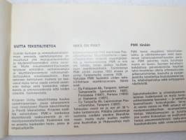Uutta tekstiilitietoa - PMK Finncotton - ohjekirjanen / fabrics &amp; their care -guide