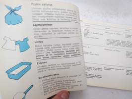 Uutta tekstiilitietoa - PMK Finncotton - ohjekirjanen / fabrics &amp; their care -guide