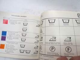 Uutta tekstiilitietoa - PMK Finncotton - ohjekirjanen / fabrics &amp; their care -guide