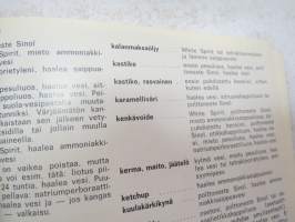 Uutta tekstiilitietoa - PMK Finncotton - ohjekirjanen / fabrics &amp; their care -guide